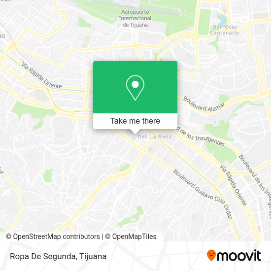 Ropa De Segunda map