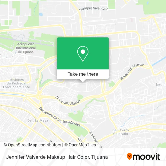 Jennifer Valverde Makeup Hair Color map