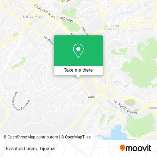 Eventos Lucas map