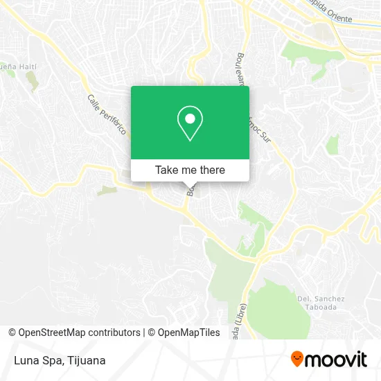 Luna Spa map