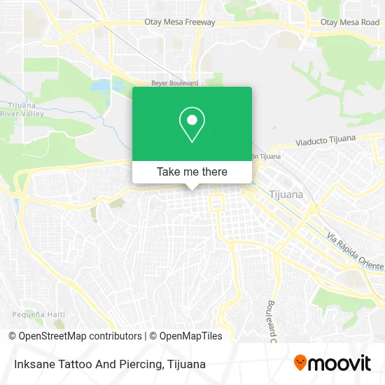 Inksane Tattoo And Piercing map