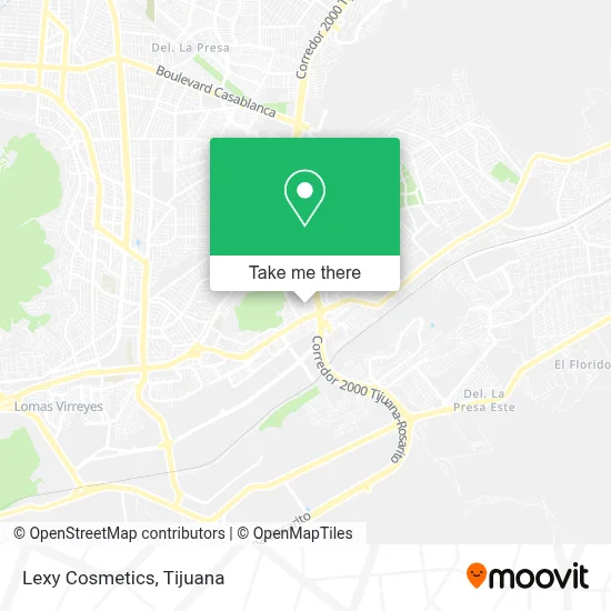 Lexy Cosmetics map