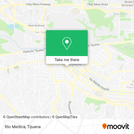 Rio Medica map