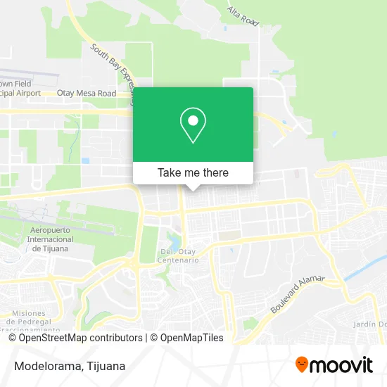 Modelorama map