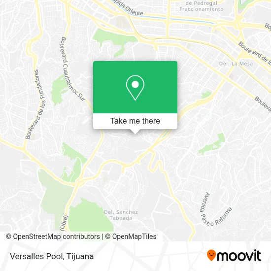 Versalles Pool map
