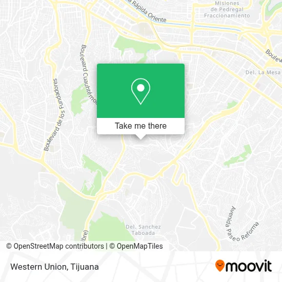 Western Union map
