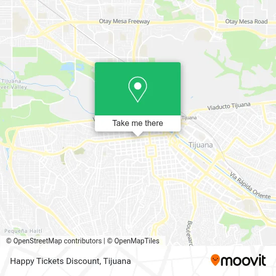 Happy Tickets Discount map
