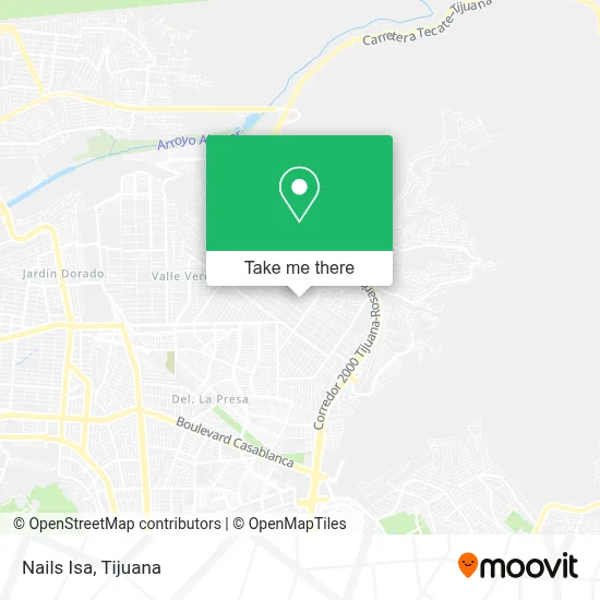 Nails Isa map