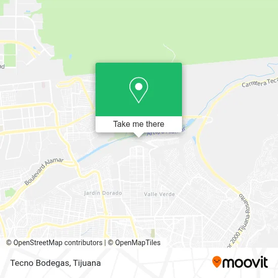 Tecno Bodegas map