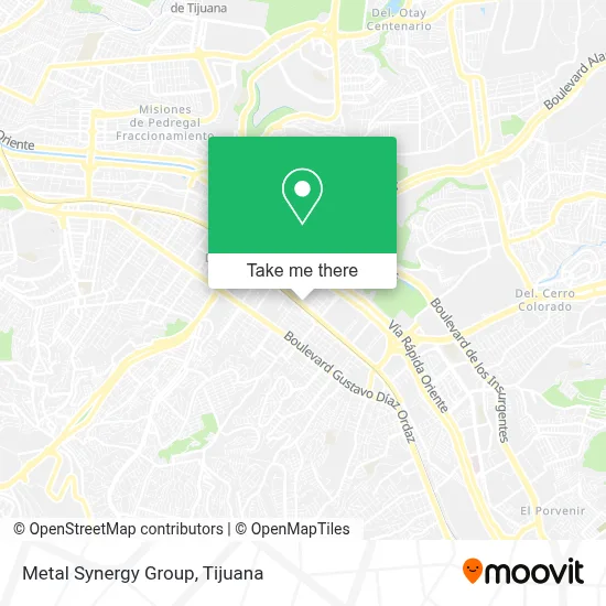 Metal Synergy Group map