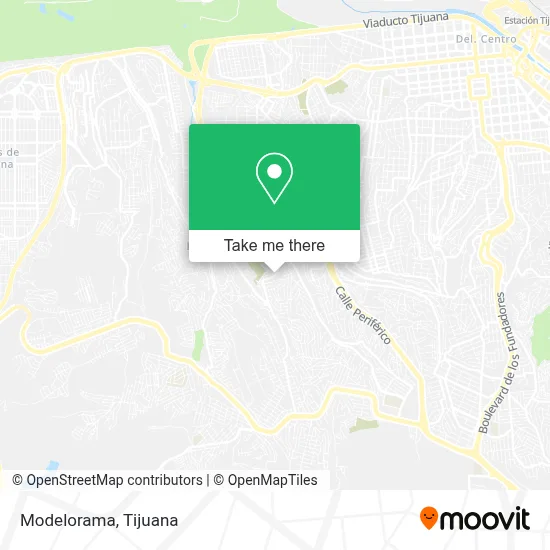 Modelorama map