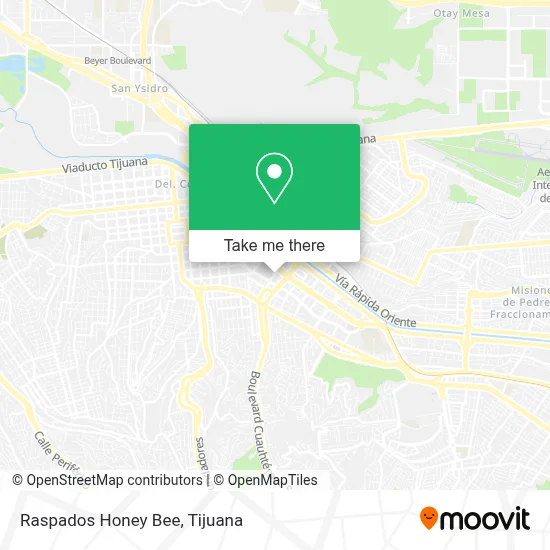Raspados Honey Bee map