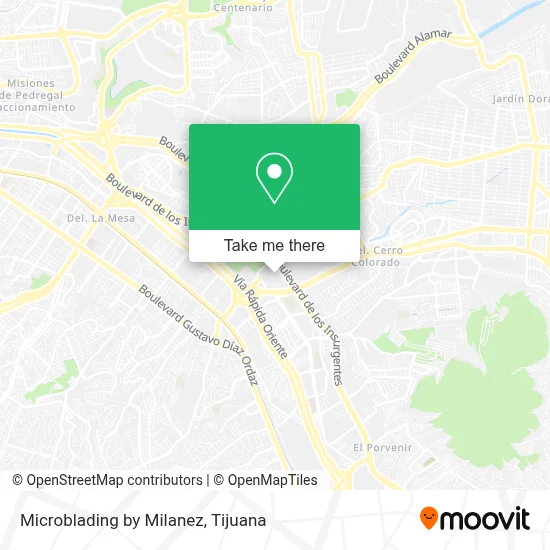 Microblading by Milanez map