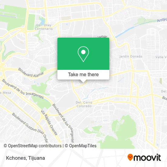 Kchones map