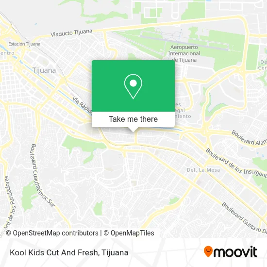 Kool Kids Cut And Fresh map