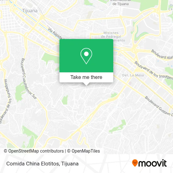 Comida China Elotitos map