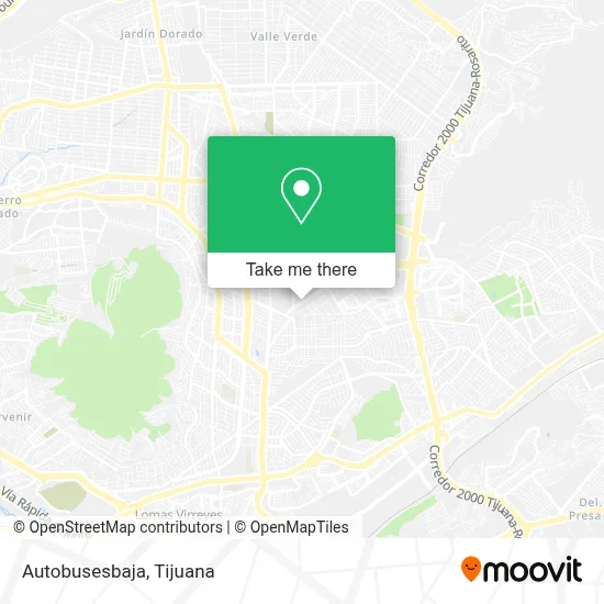 Autobusesbaja map