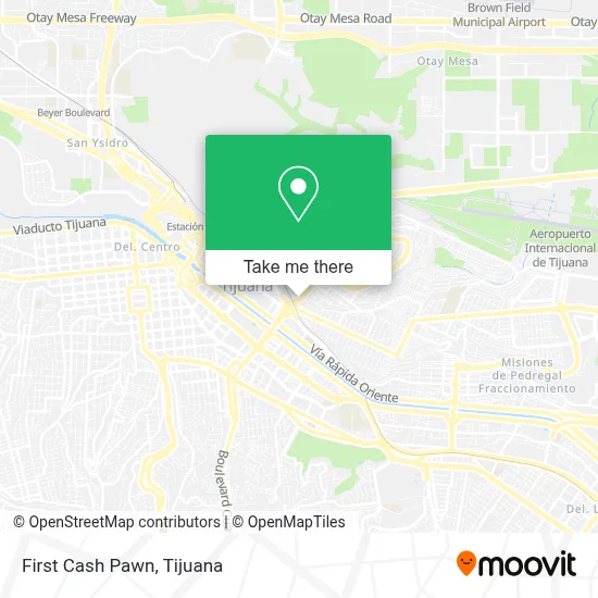 First Cash Pawn map
