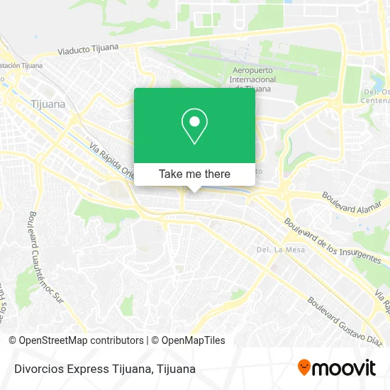 Divorcios Express Tijuana map