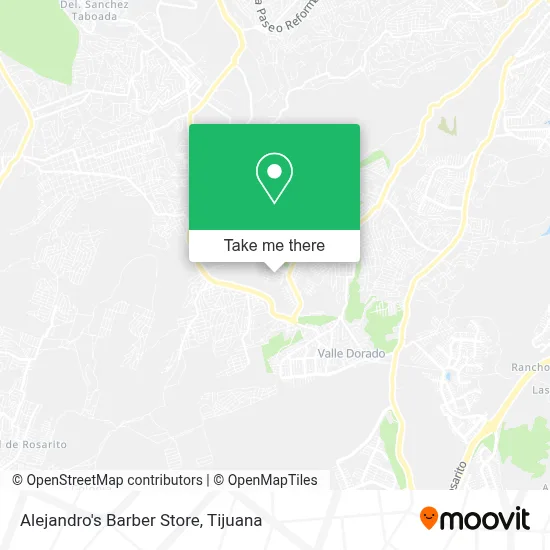 Alejandro's Barber Store map