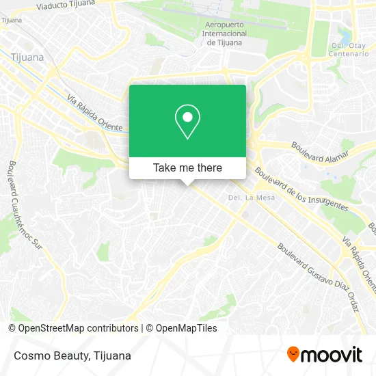 Cosmo Beauty map