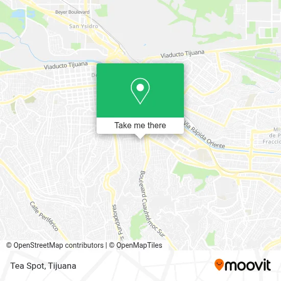 Tea Spot map