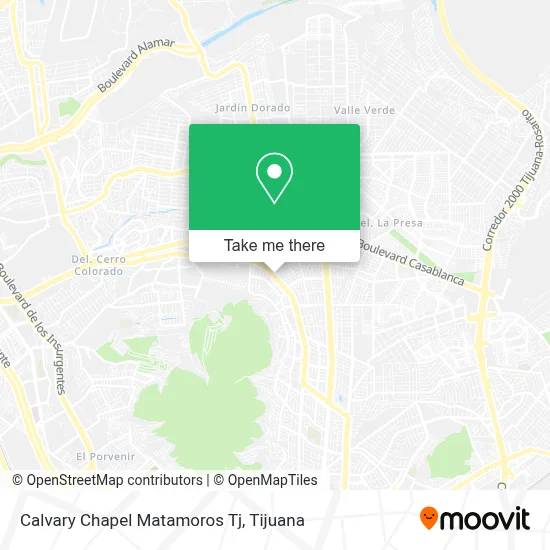 Calvary Chapel Matamoros Tj map