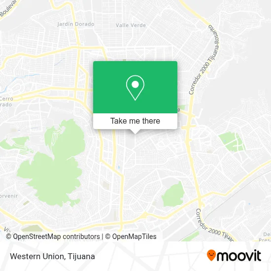 Western Union map