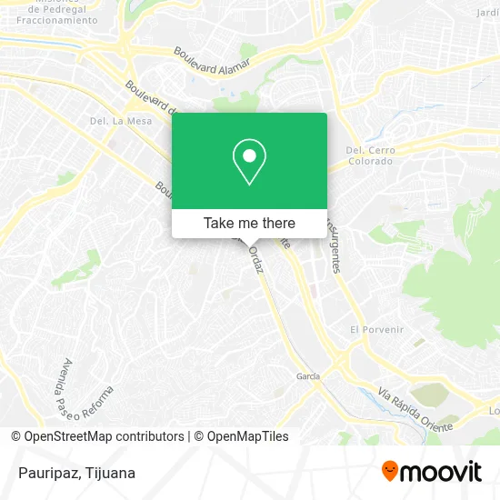 Pauripaz map