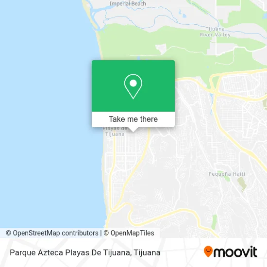 Parque Azteca Playas De Tijuana map