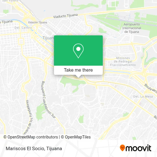 Mariscos El Socio map