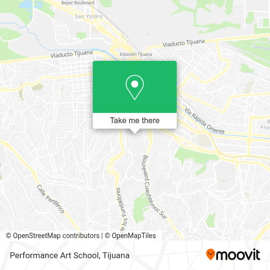 Performance Art School map