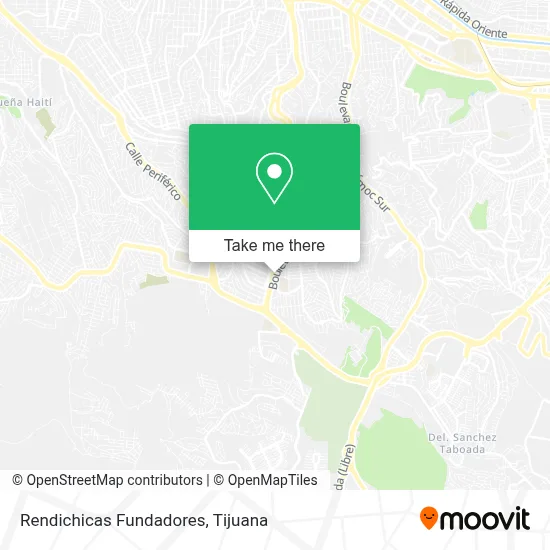 Rendichicas Fundadores map