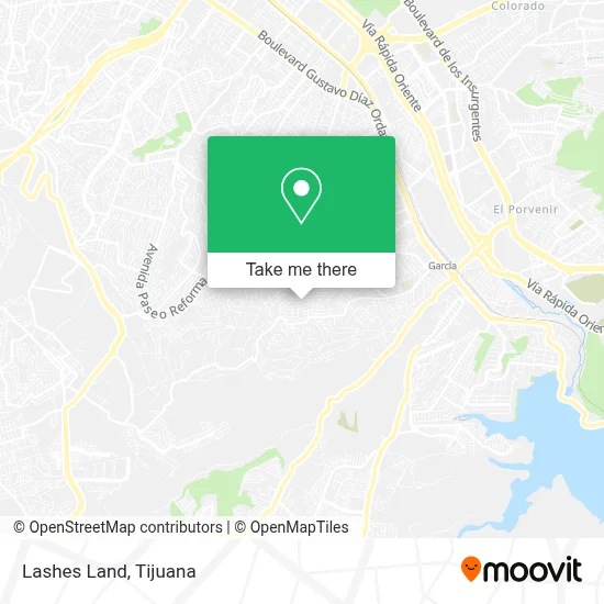 Lashes Land map