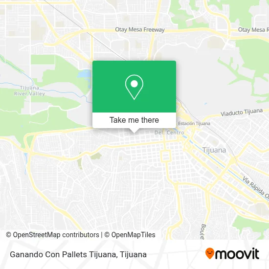 Ganando Con Pallets Tijuana map