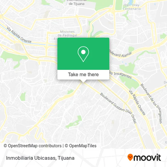 Inmobiliaria Ubicasas map
