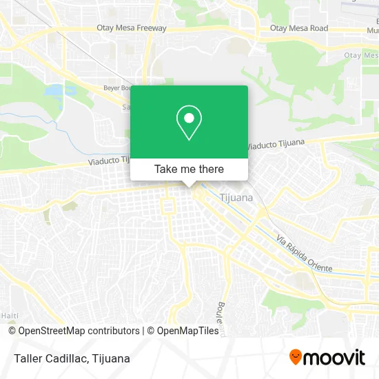Taller Cadillac map