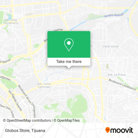 Globos Store map