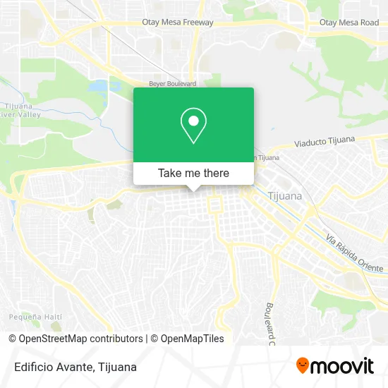 Edificio Avante map