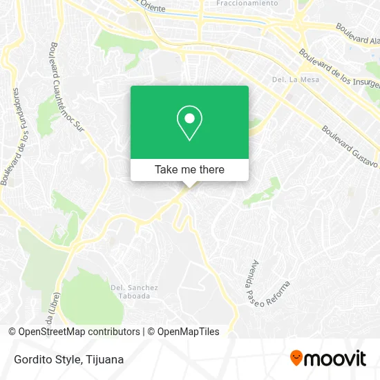 Gordito Style map
