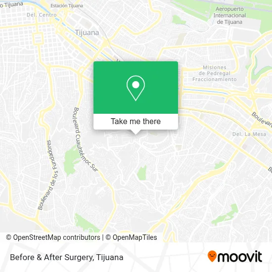 Before & After Surgery map