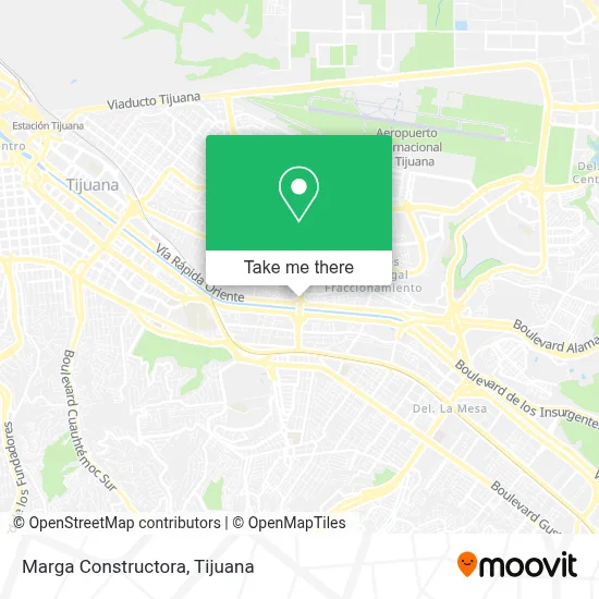 Marga Constructora map