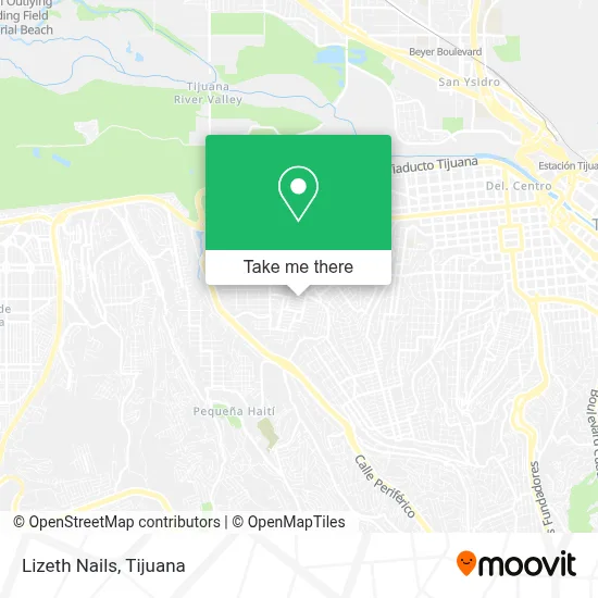 Lizeth Nails map