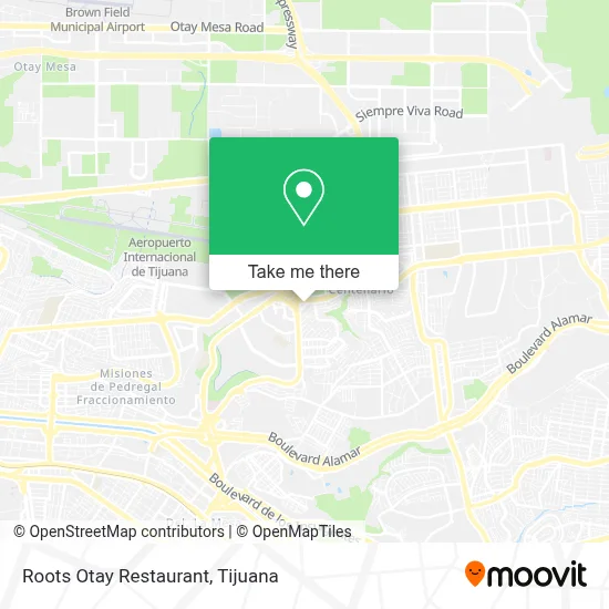 Roots Otay Restaurant map
