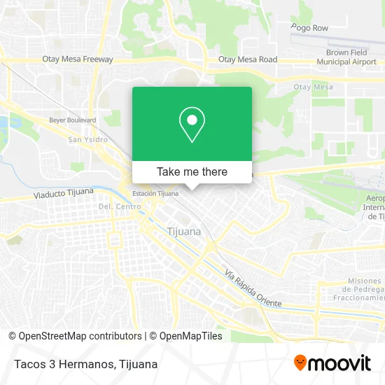 Tacos 3 Hermanos map