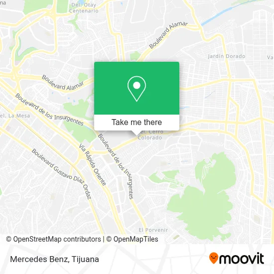 Mercedes Benz map