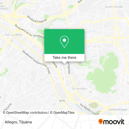 Allegro map