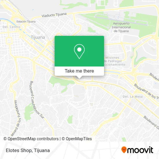 Elotes Shop map