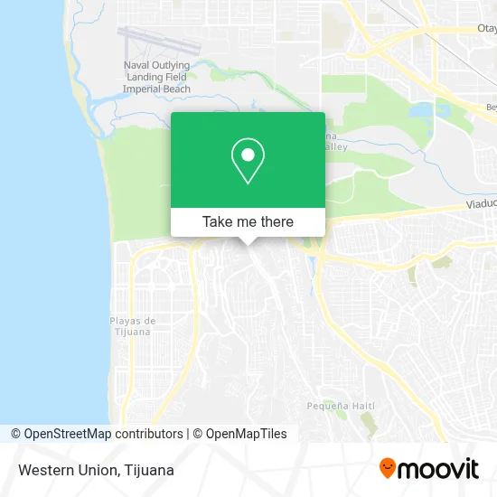 Western Union map