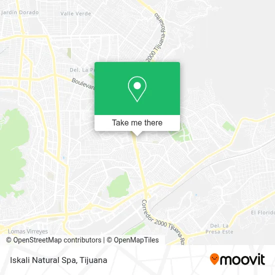 Iskali Natural Spa map